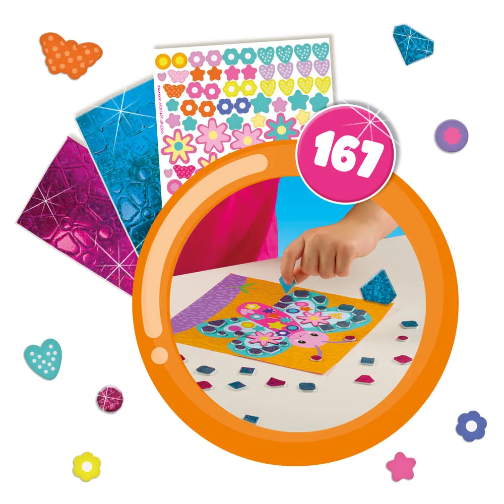SES Creative Sticker Collage klistermærkesæt dyr