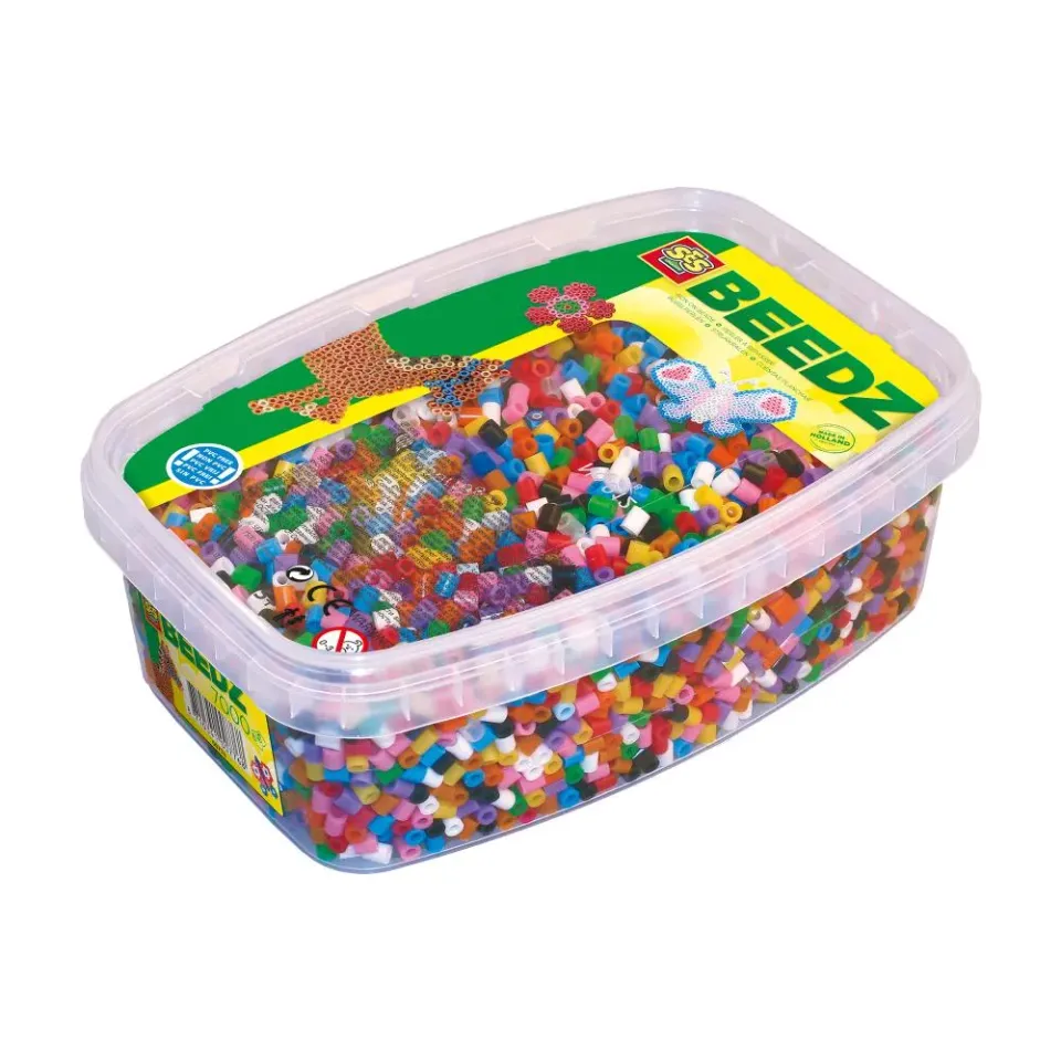 SES Creative Beedz strygeperler mix 7000 stk med glitter