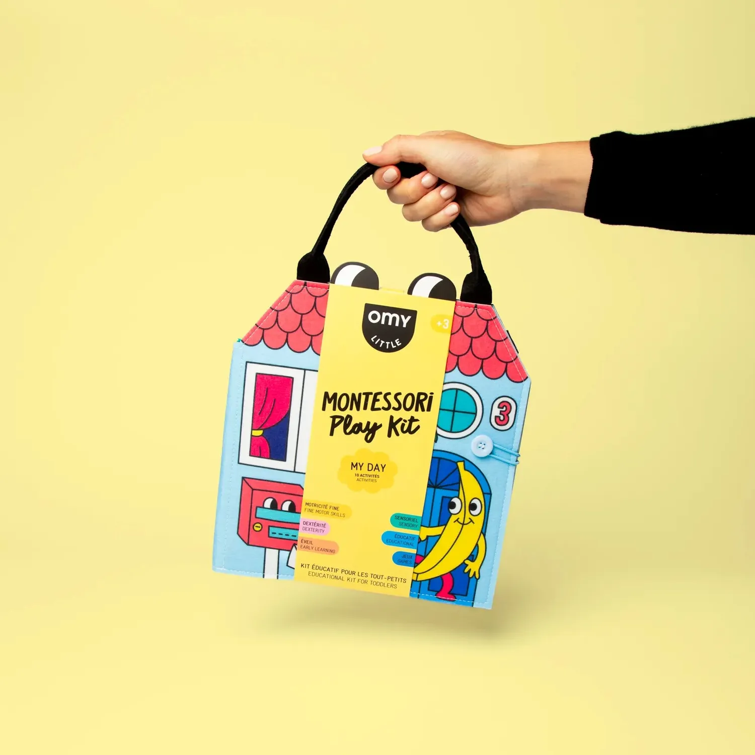 OMY Travel Box Kids Montessori rejsesæt 3-i-1