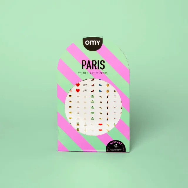 OMY Paris Nail Art negleklistermærker 120 stk