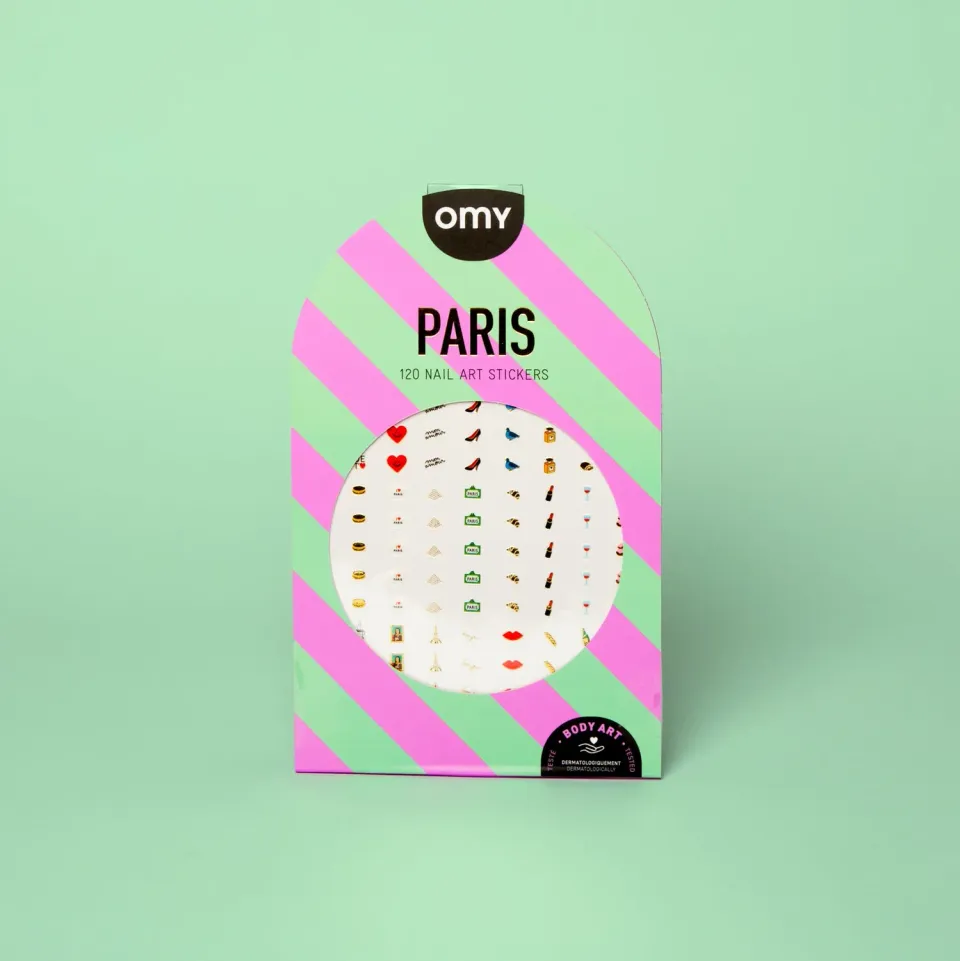 OMY Paris Nail Art negleklistermærker 120 stk