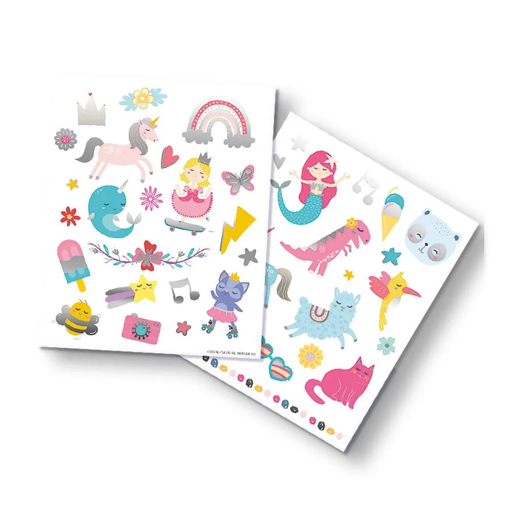 SES Creative Sprookjes tatoveringer 40 stk metallic