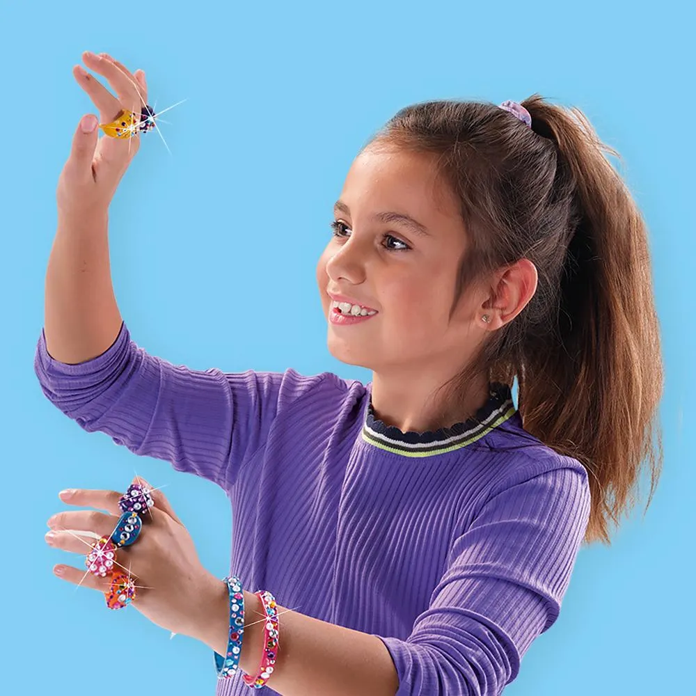 SES Creative Diamanzo ringe og armbånd smykkesæt
