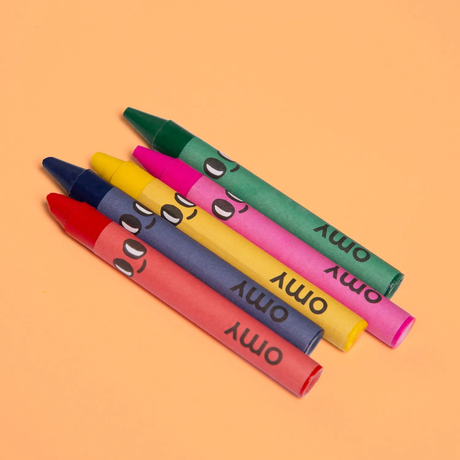 OMY Super Coloring Stickers Book Yummy malebog med farver