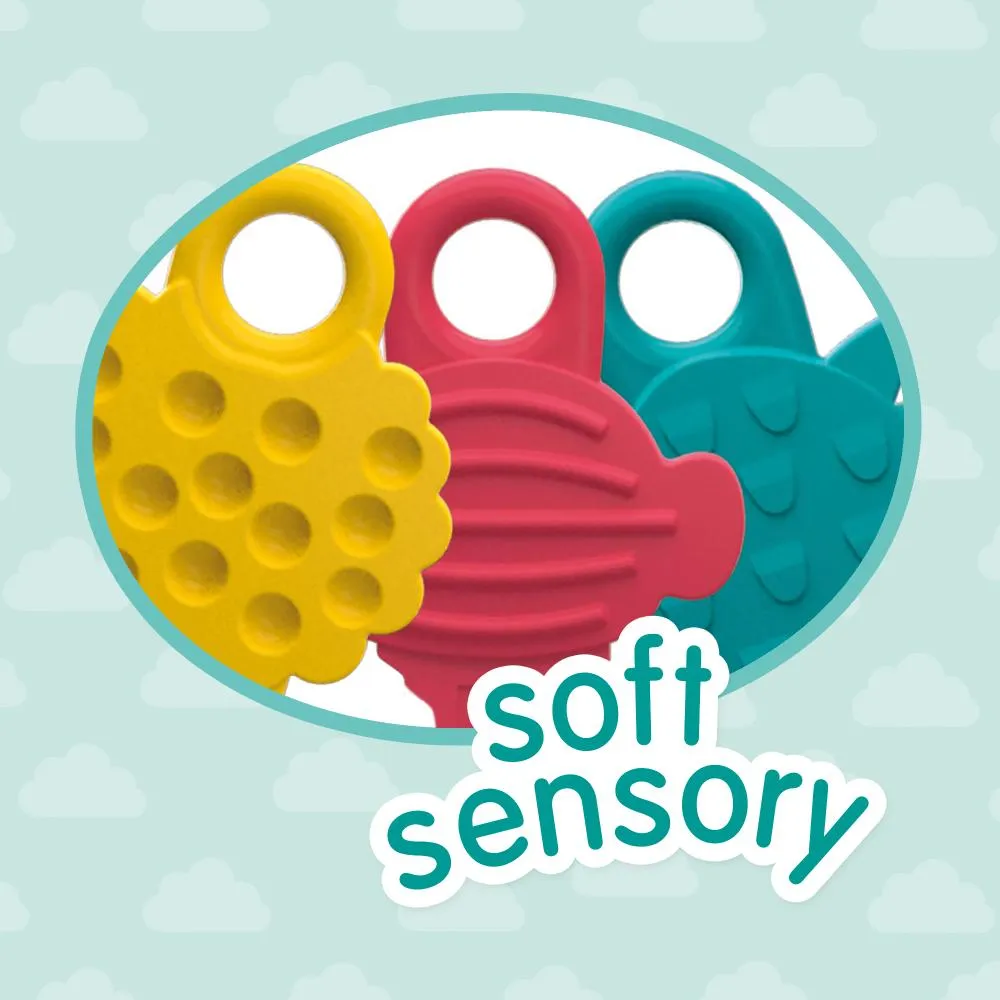SES Creative Sensory bidelegetøj nøgler 3 stk dyr