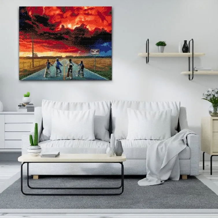 Road2Art Stranger Things diamond paint 30x40 cm runde 5D