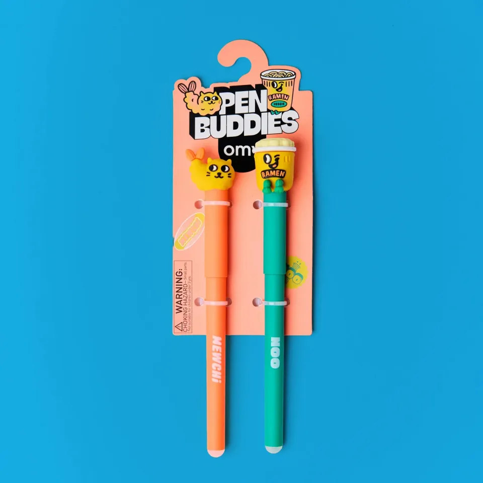 OMY Pen Buddies Mewchi Noo penne 2-pak