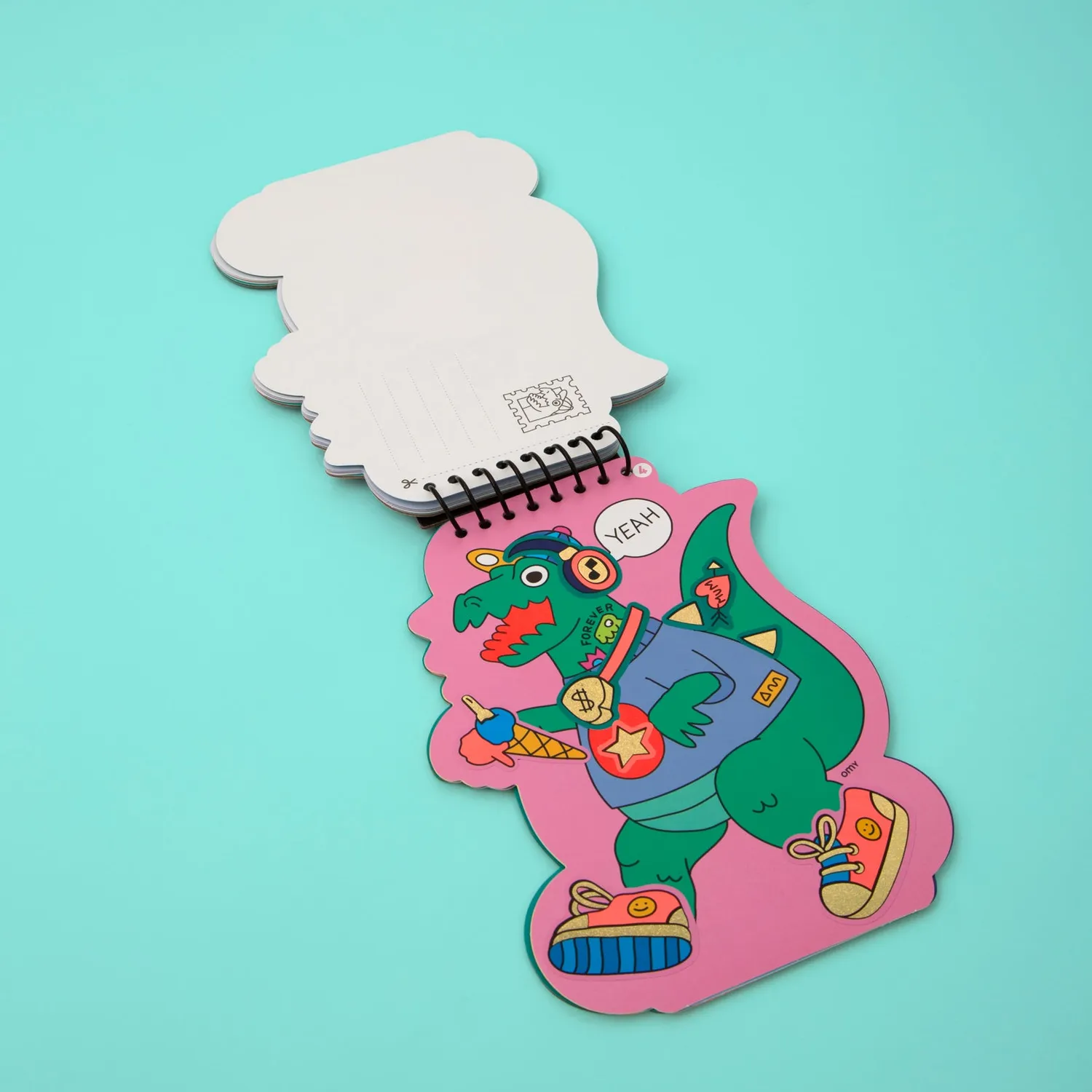 OMY Dinos Sticker Activity Book klistermærkebog