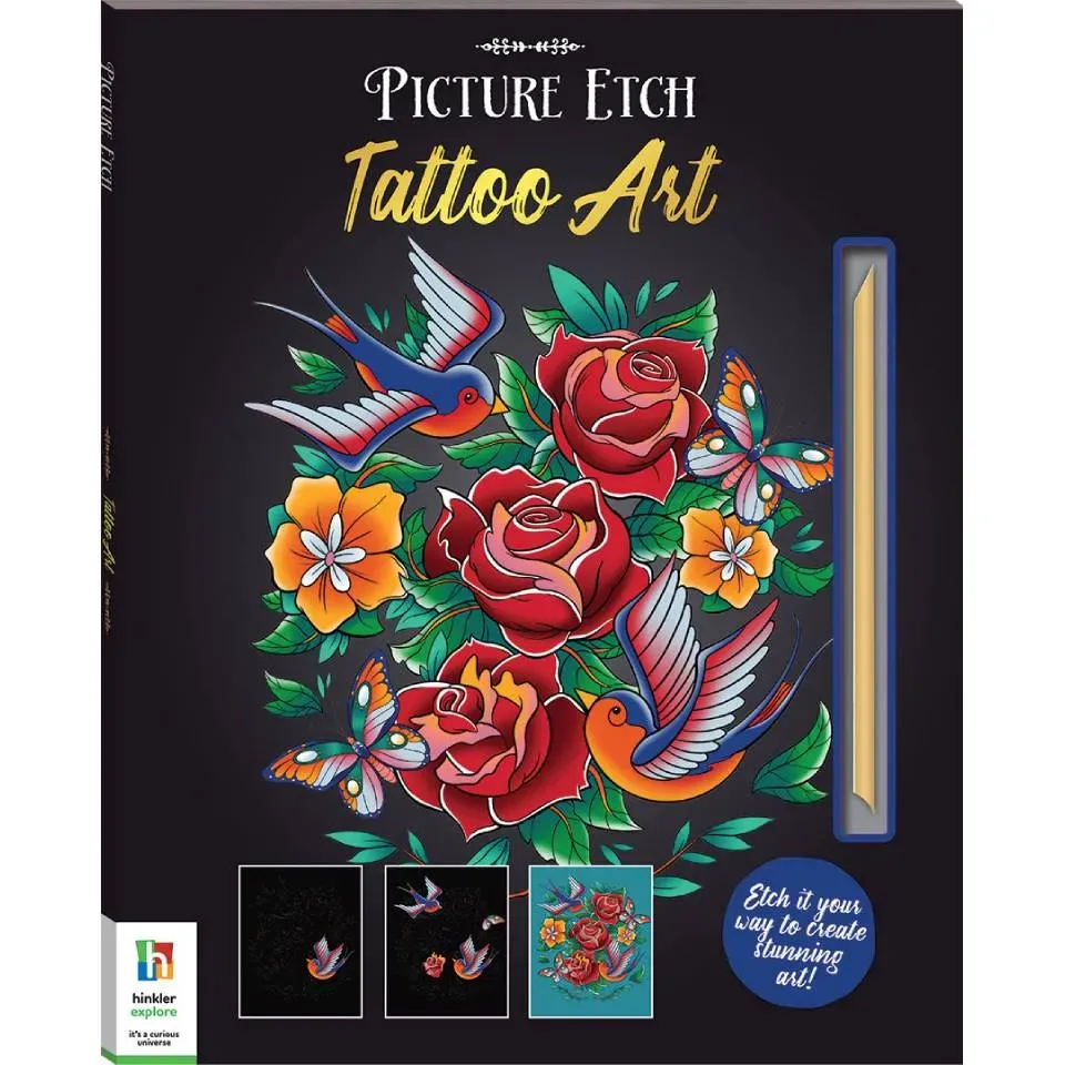 Decoden Magic Picture Etch Tattoo Art skrabekunst