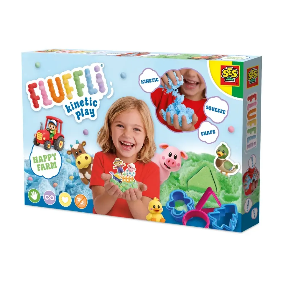 SES Creative Fluffli Happy Farm legemasse 2x100g