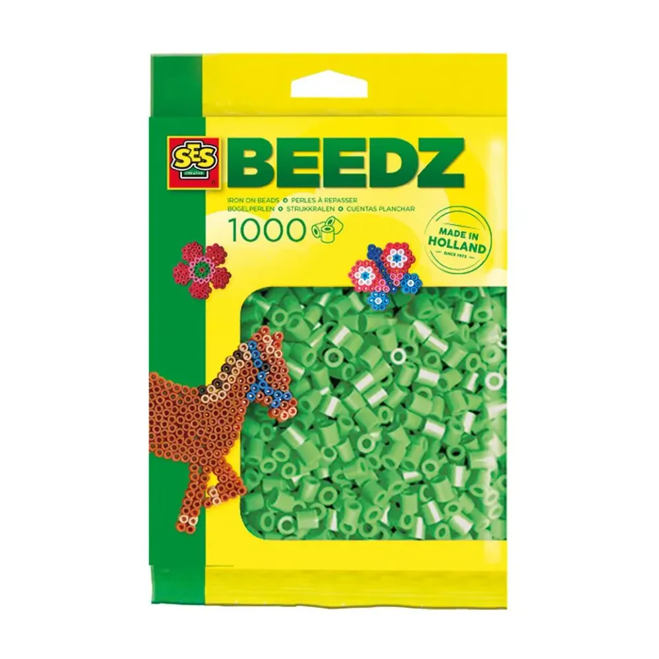 SES Creative Beedz Mintgrøn strygeperler 1000 stk refill