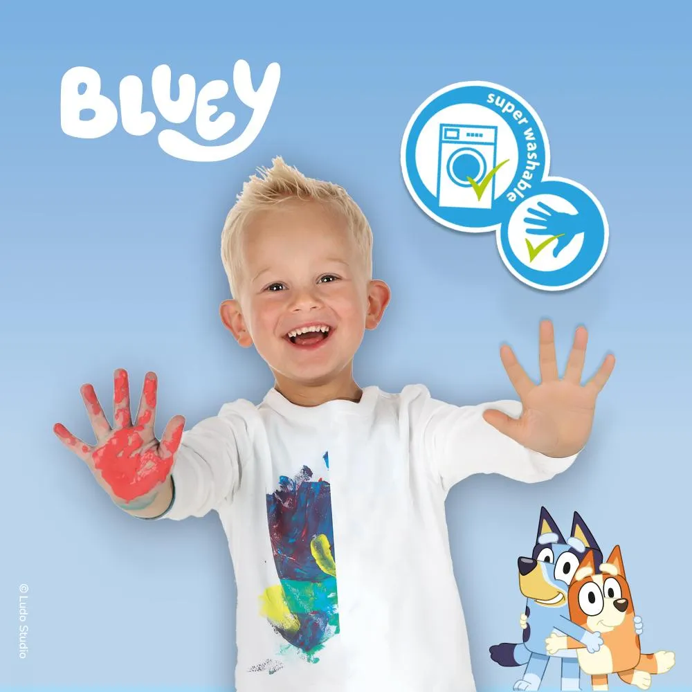 SES Creative Bluey fingermalingssæt 10 kort glutenfri