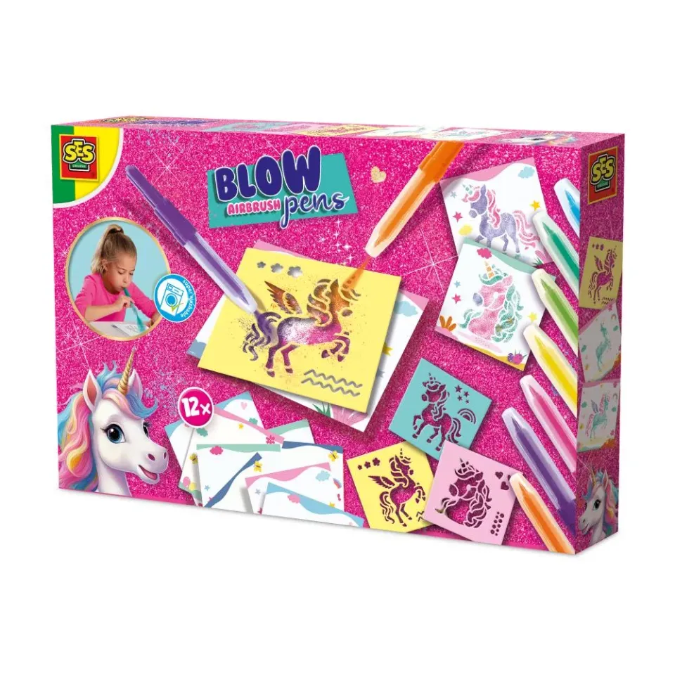 SES Creative Unicorn blow airbrush tusser 7 farver