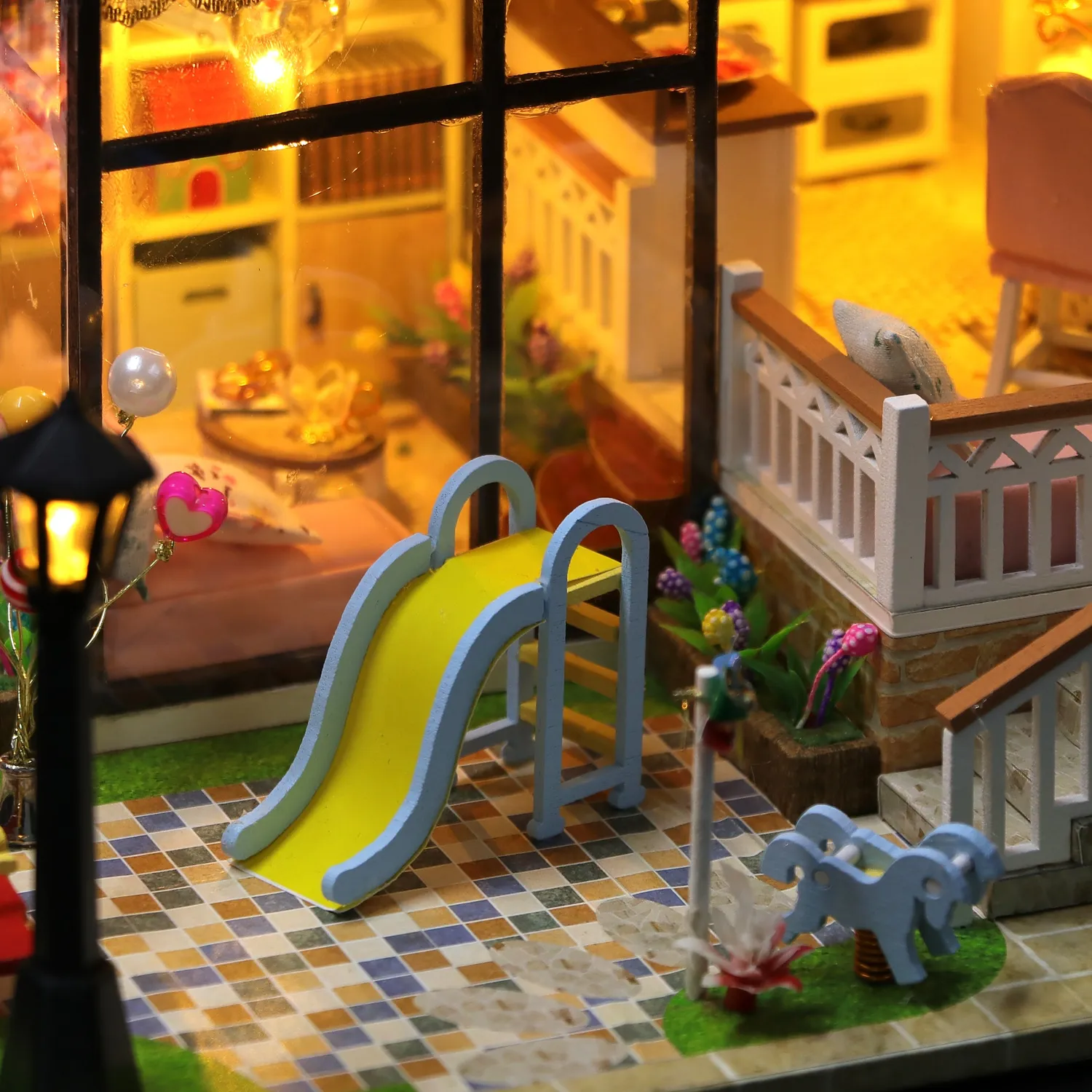 craftsy.dk Sød Verden miniature diorama DIY LED-hus