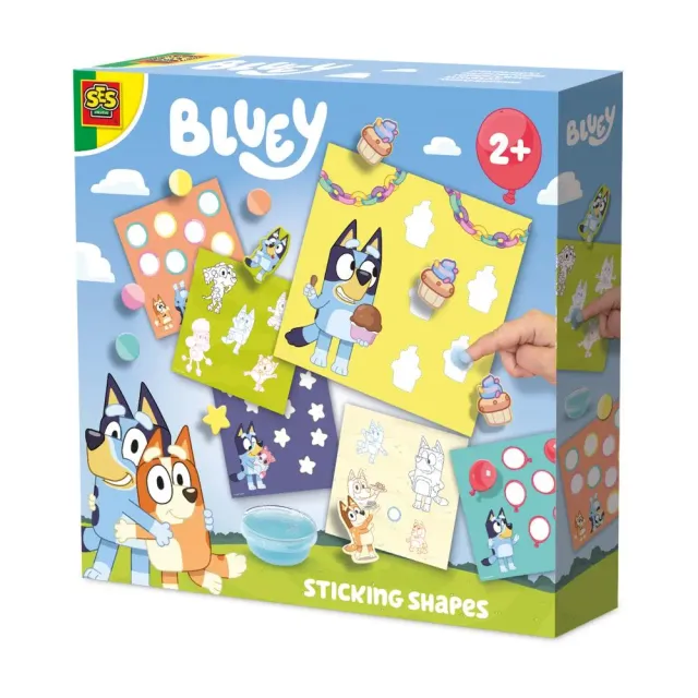 SES Creative Bluey forme-klistersæt med lim