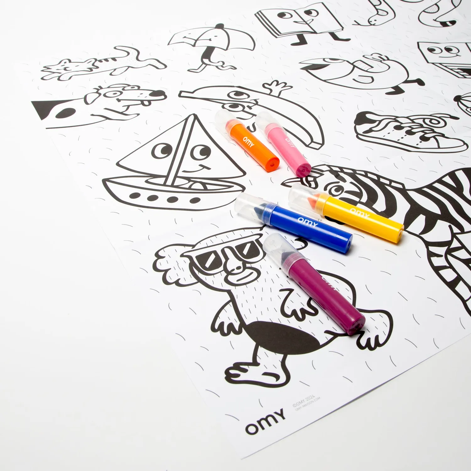 OMY My First Art maleplakat baby store flader