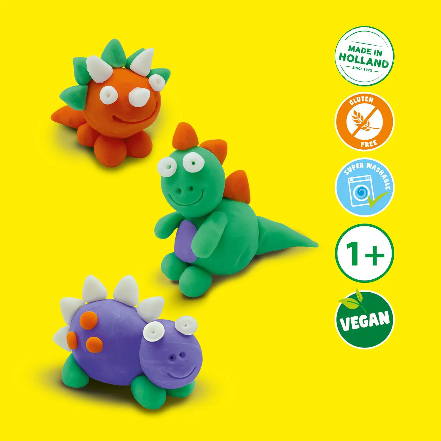 SES Creative FunDo modellervoks dinoer 310 g