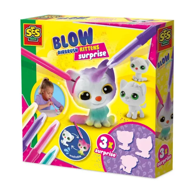 SES Creative Blow Kittens tusser 3 katte overraskelse