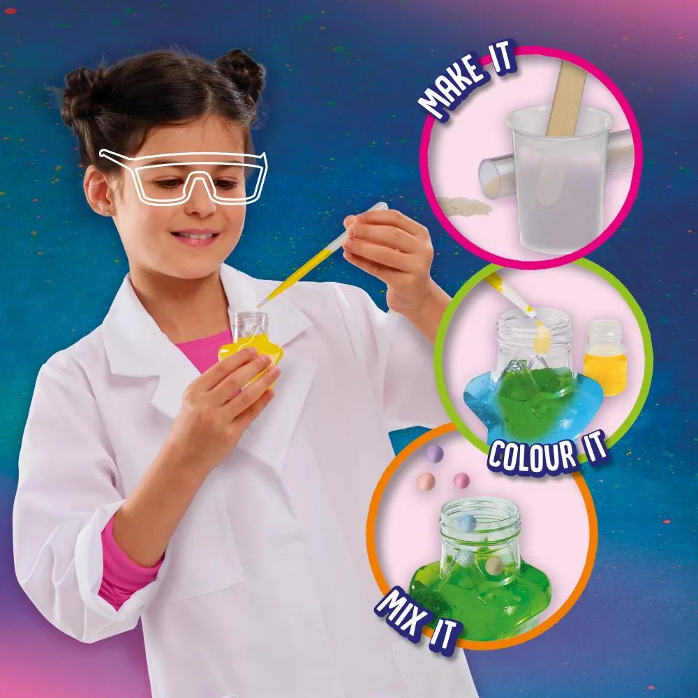 SES Creative Slime Studio Lab slim-sæt 5 flasker vaskbar