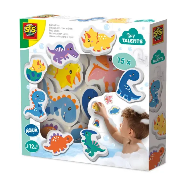 SES Creative Bad Dinoer badelegetøj foam 15 stk