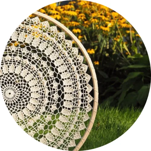 MooiHout Mandala træring DIY dekoration flere størrelser