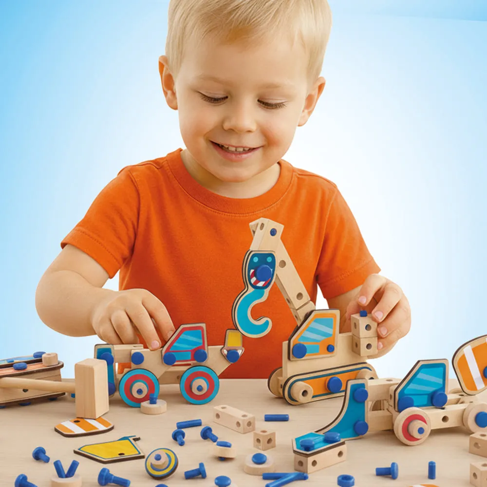 SES Creative Brix Junior byggesæt køretøjer 46 dele