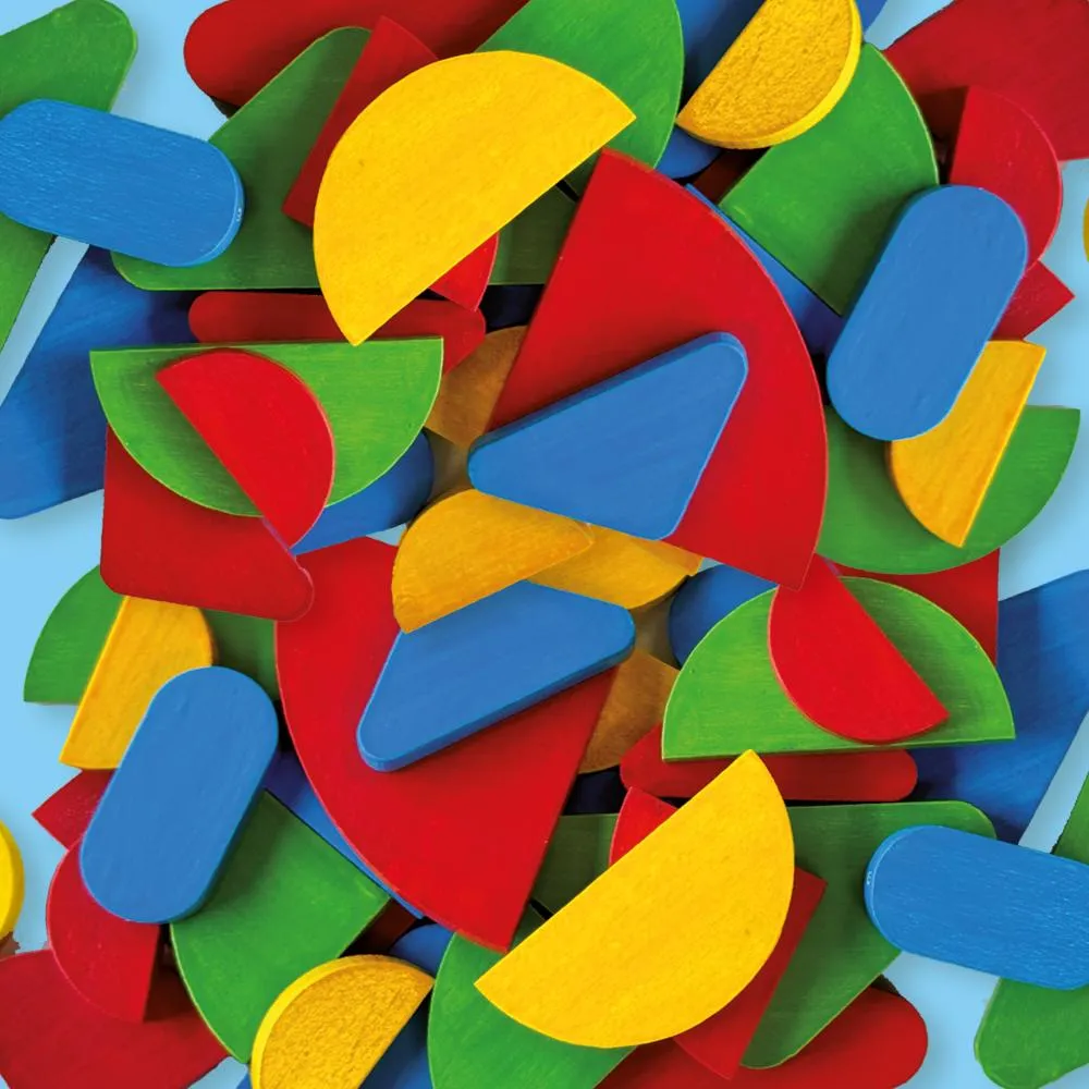 SES Creative Montessori Dyr læringsspil træ 55 dele