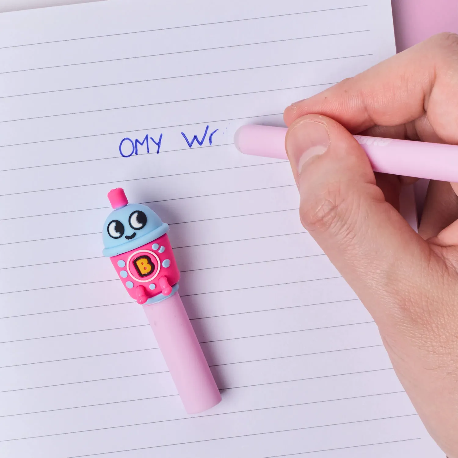 OMY Pen Buddies Bubble Yuki viskelæderpenne 2-pak