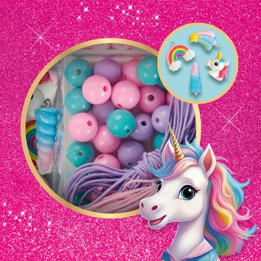SES Creative Unicorn smykkesæt med perler
