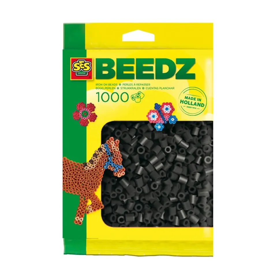 SES Creative Beedz sorte strygeperler 1000 stk