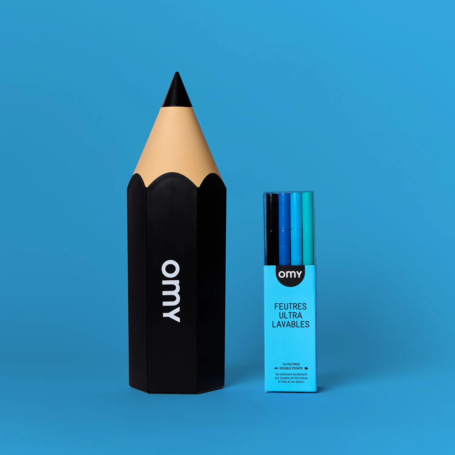 OMY Pencil Box tuschesæt 16 stk vaskbare