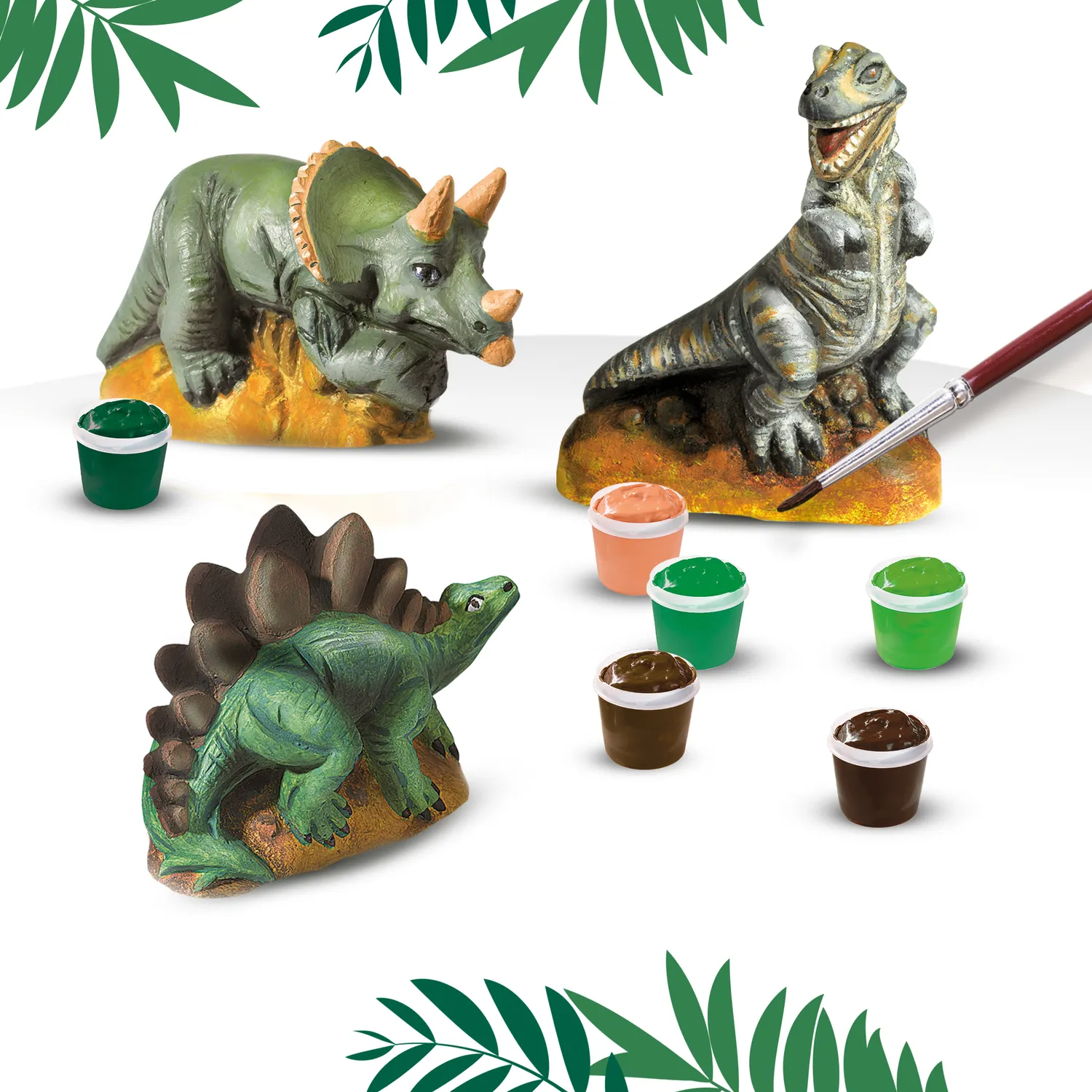SES Creative Gipsstøbning dinoer støb og mal sæt