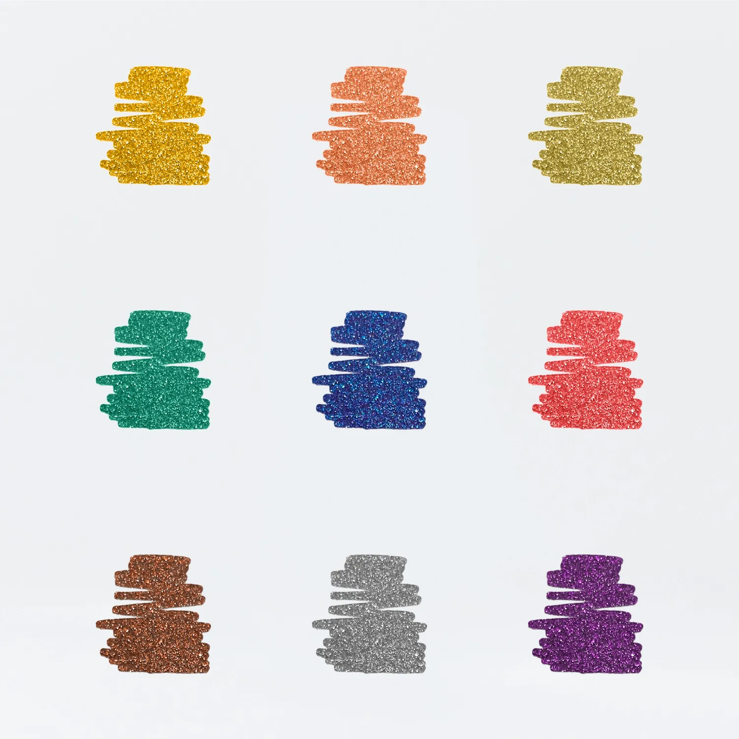 OMY Glitter tuscher 9 stk dækkende glimmer