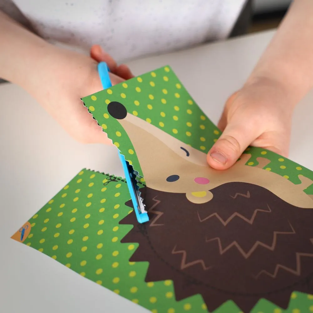 SES Creative Zigzag børnesakse 5 stk mønstersaks
