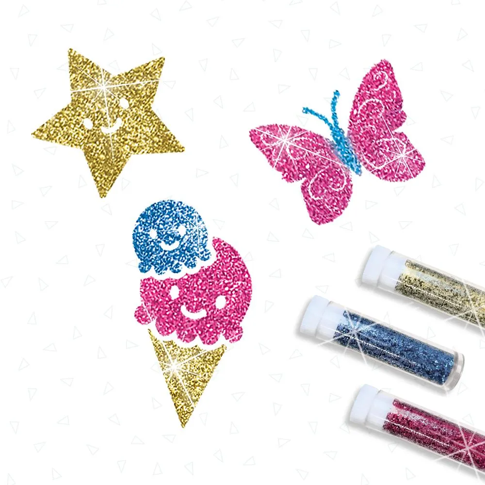 SES Creative Fashion glittertatoveringer 3 farver