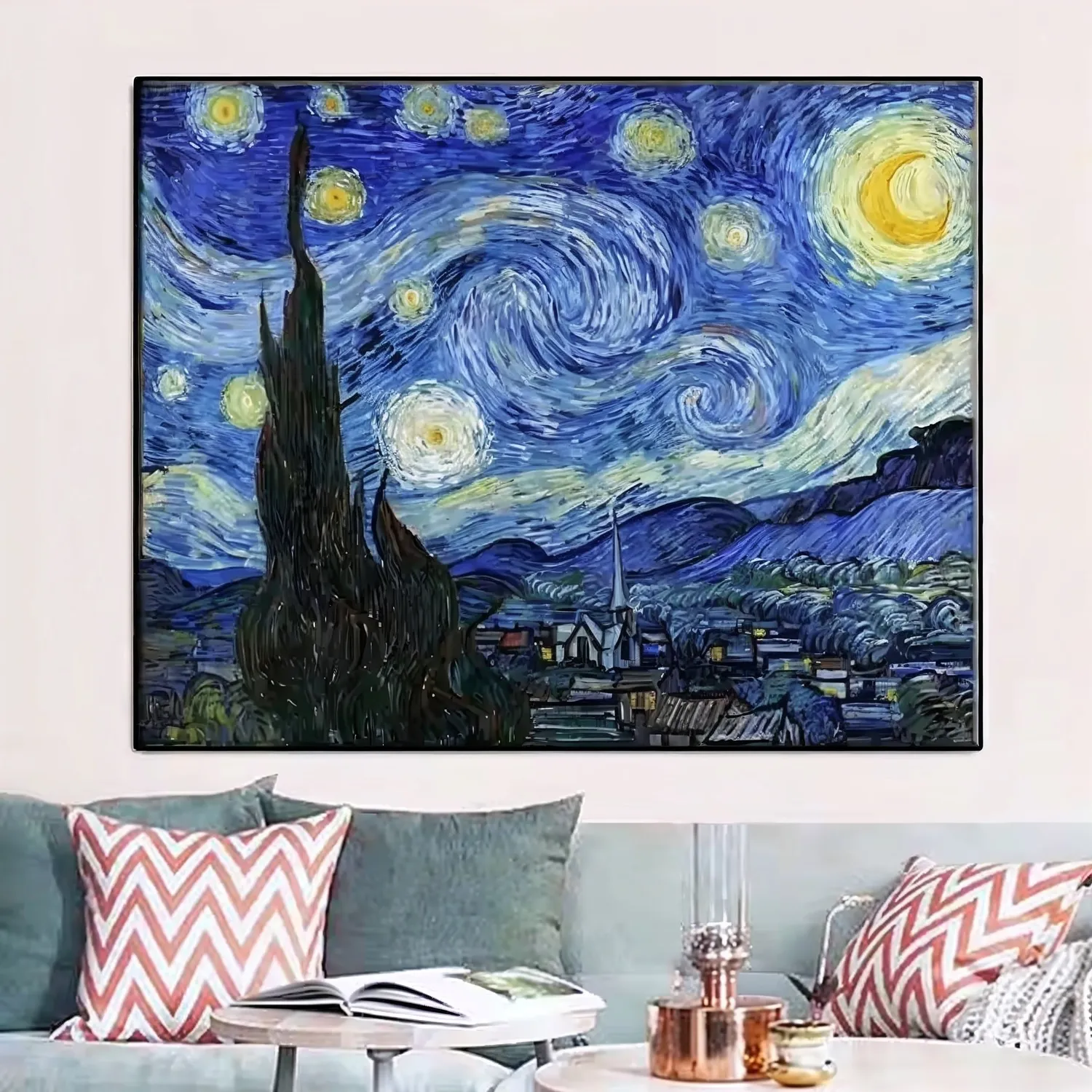 Craftsy.dk Van Gogh Nat mal efter tal 40x50 cm stjernenat