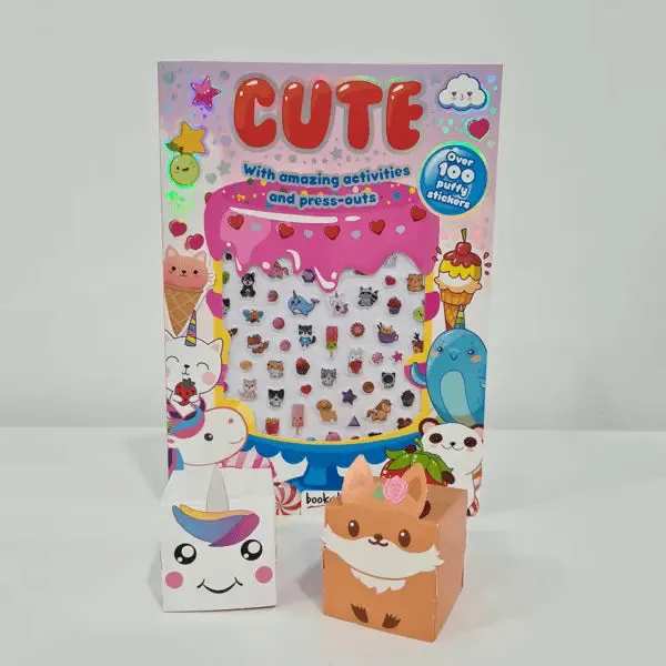 Decoden Magic Puffy Sticker Activity Book Cute aktivitetsbog