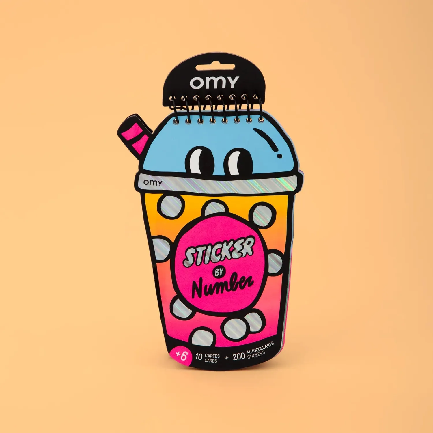 OMY Travel Box Kawaii kreativ boks med tuscher