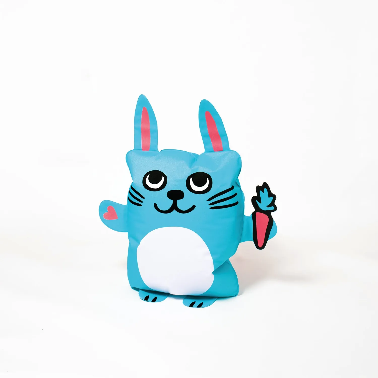 OMY Bunny oppustelig kæmpepude kanin