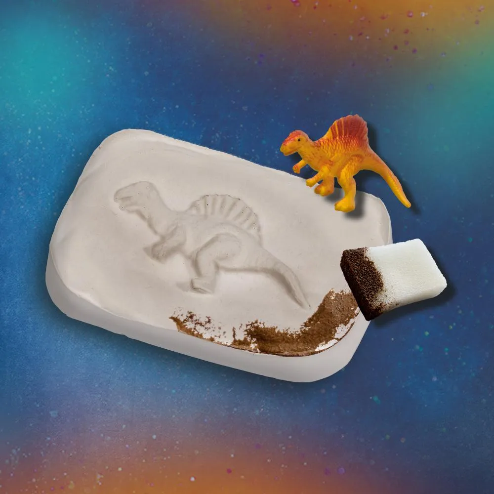 SES Creative Dino fossiler støbesæt gips maling
