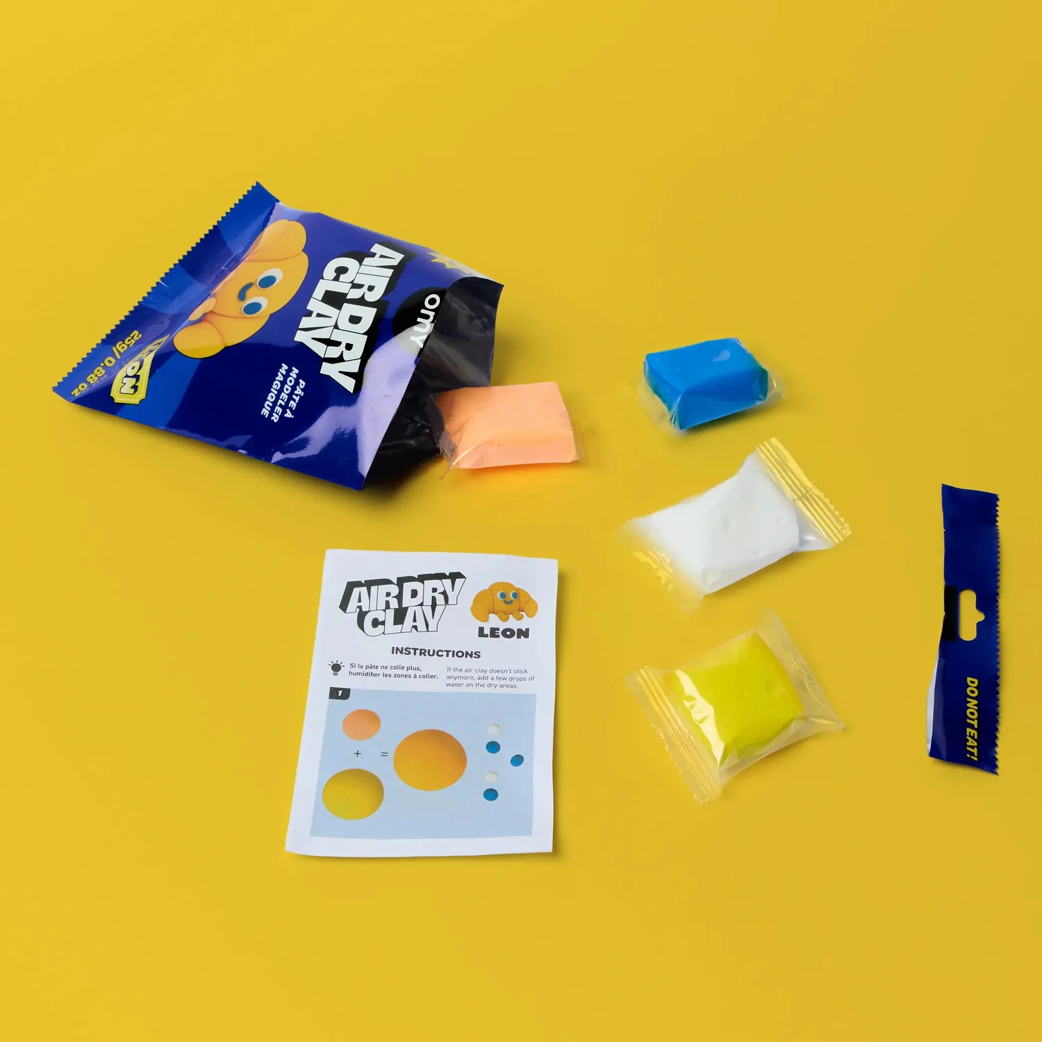 OMY Air Dry Clay modellervoks 4 kits figurer