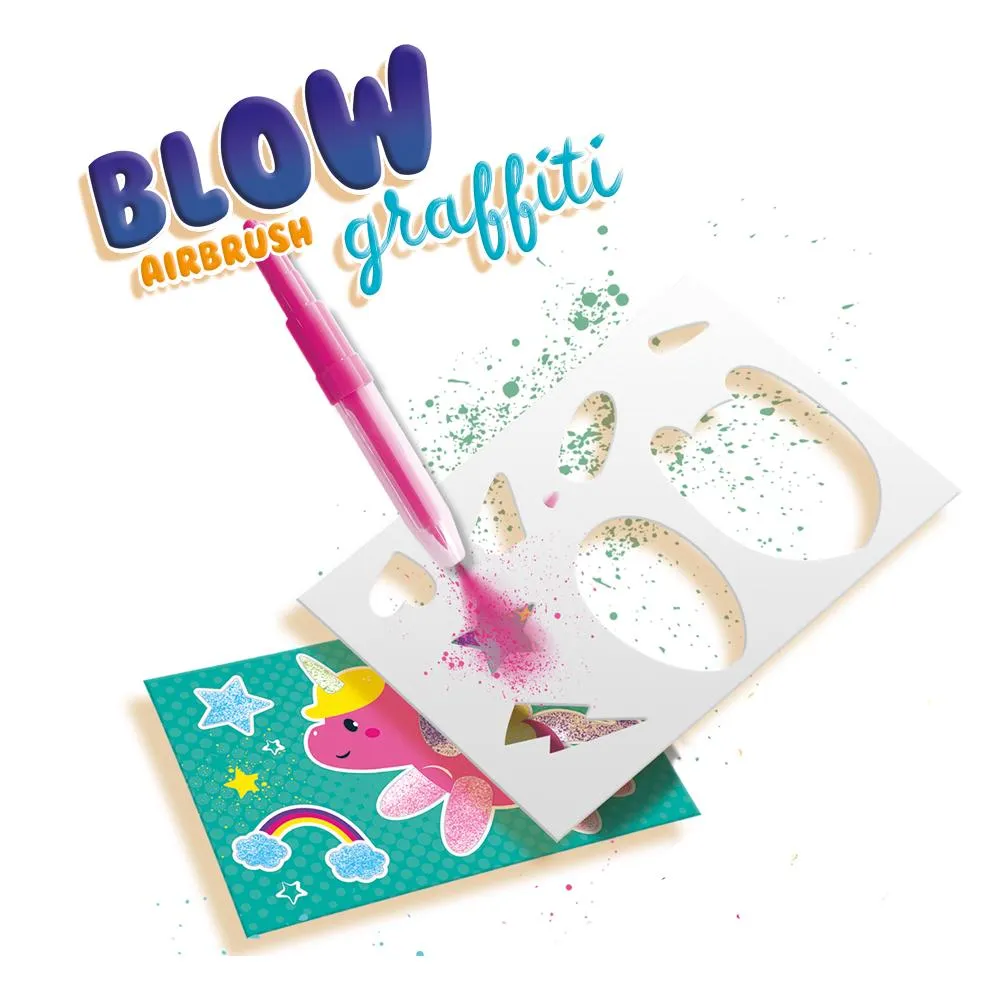 SES Creative Blow Airbrush graffiti tusser 6 farver