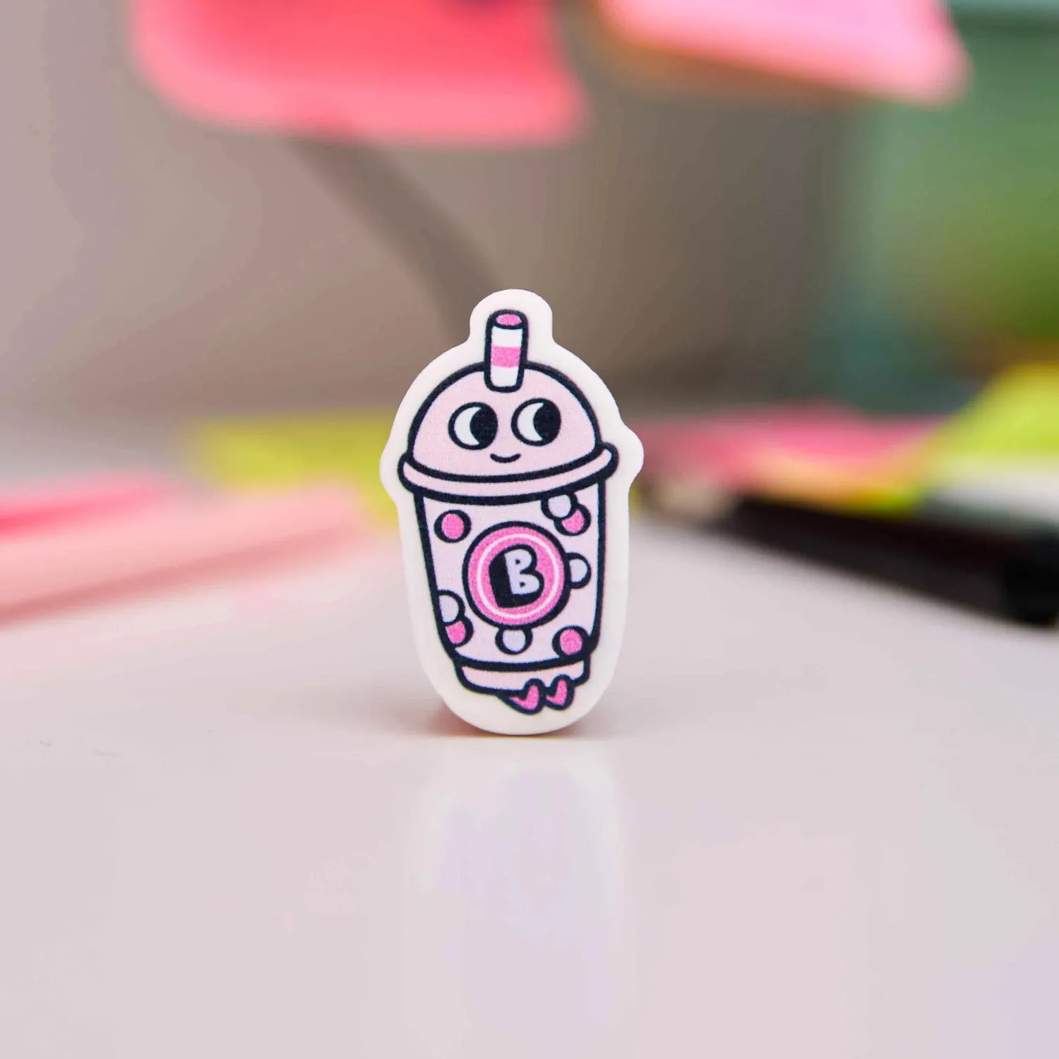 OMY Eraser Buddies Bubble viskelæder med duft