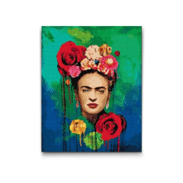 Road2Art Frida Kahlo diamond paint 40x50 cm runde