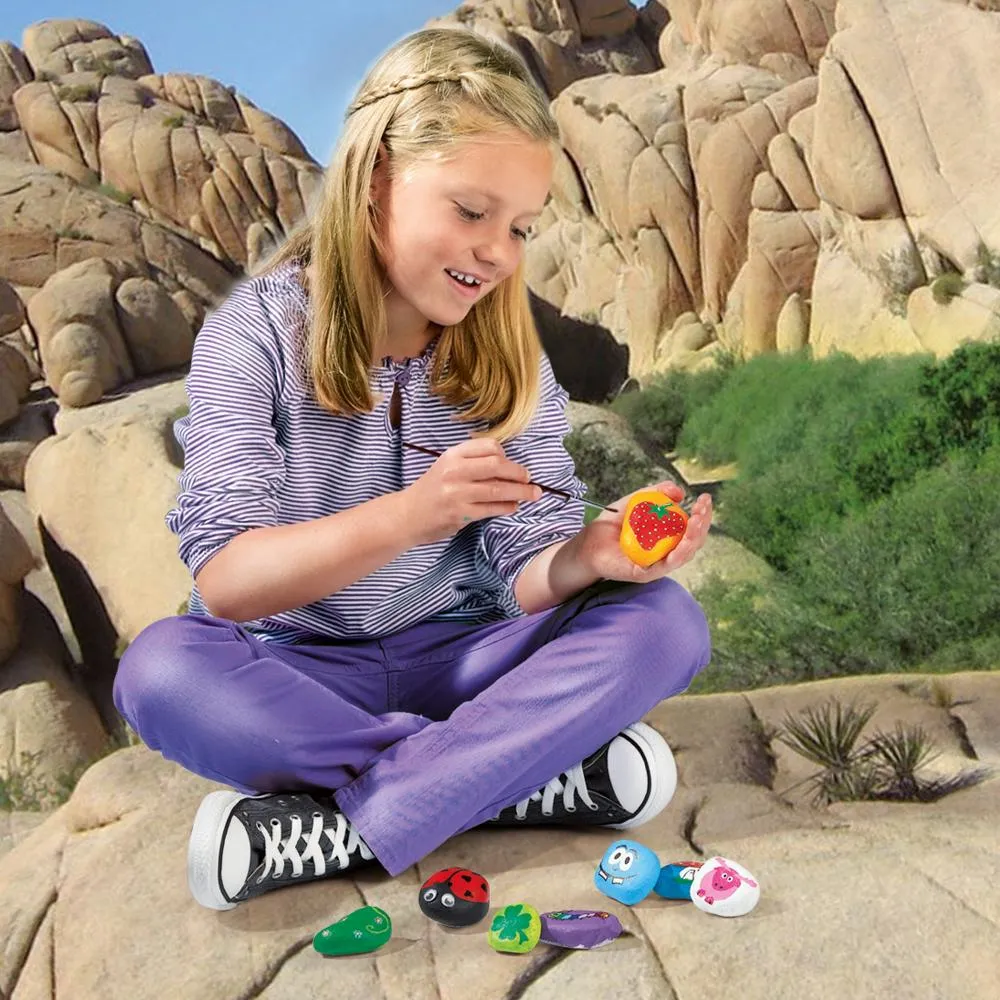 SES Creative Stenmaling sæt 5 sten 6 farver