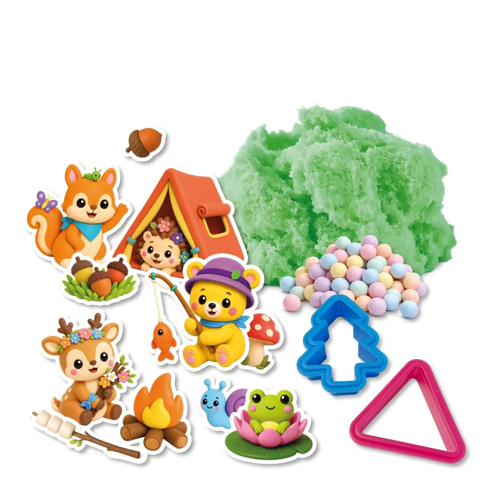 SES Creative Fluffli Animal Camp modellervoks 100 g