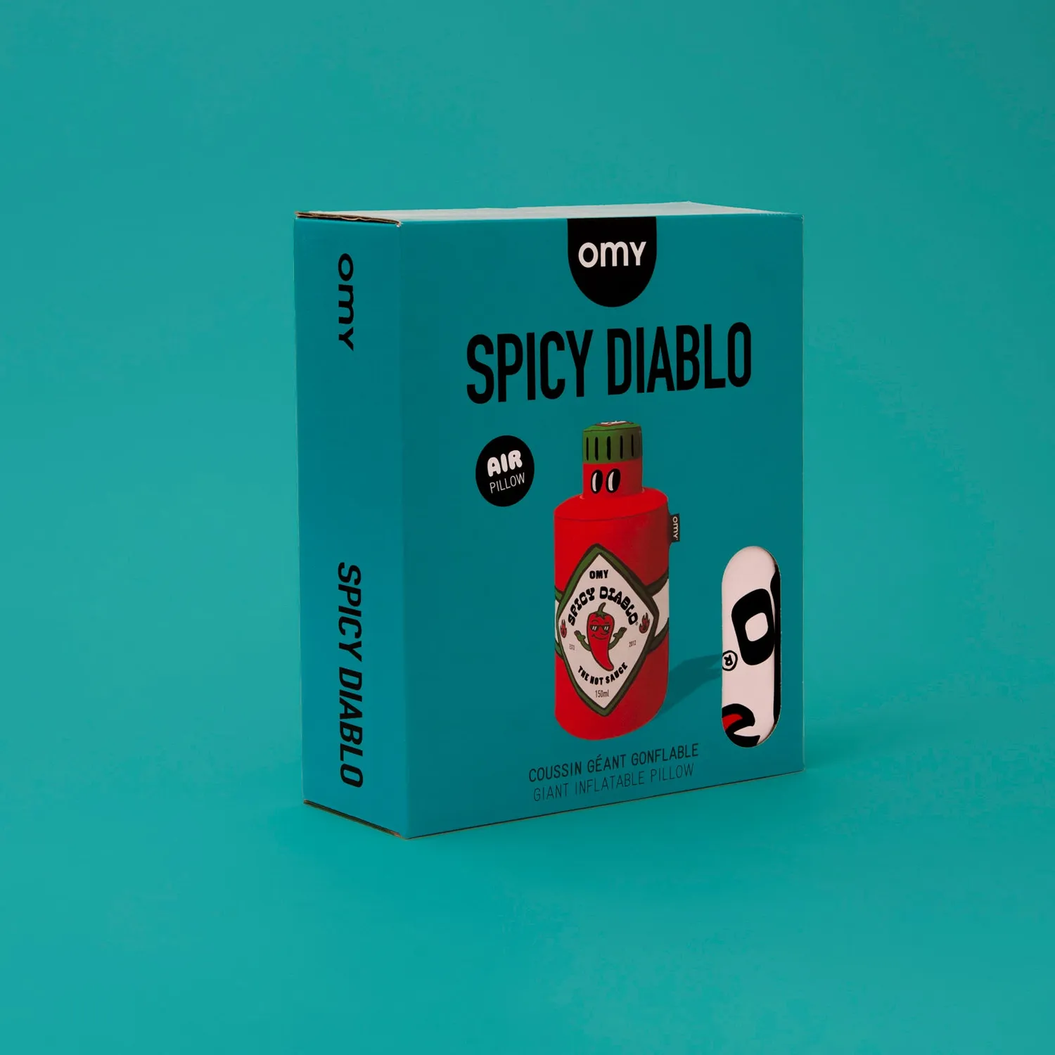OMY Spicy Diablo kæmpe oppustelig pude