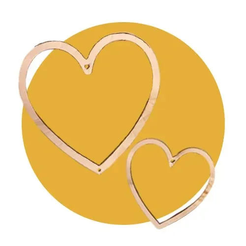 MooiHout Valentijn hæklesæt hoops-ringe valentin