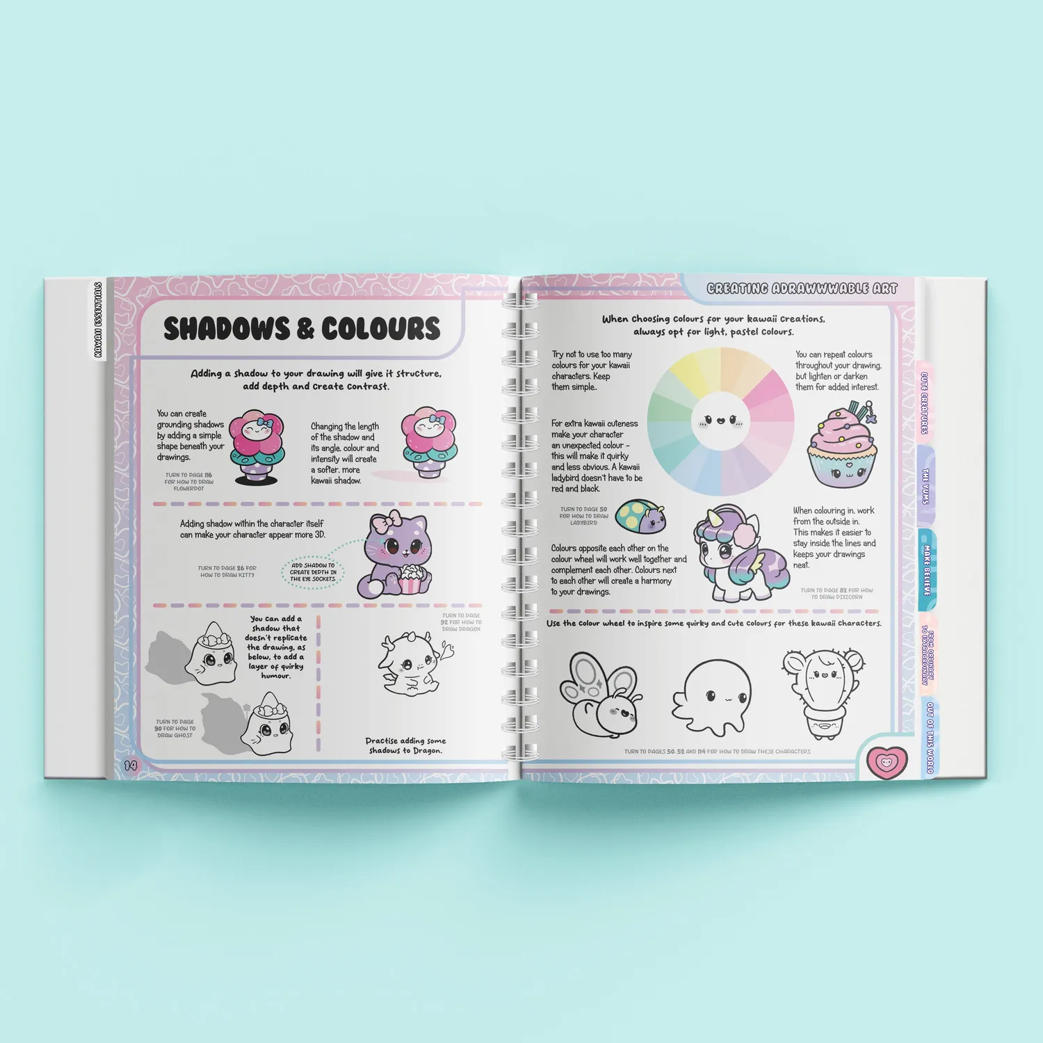 Decoden Magic How to Draw Kawaii tegnebog binder