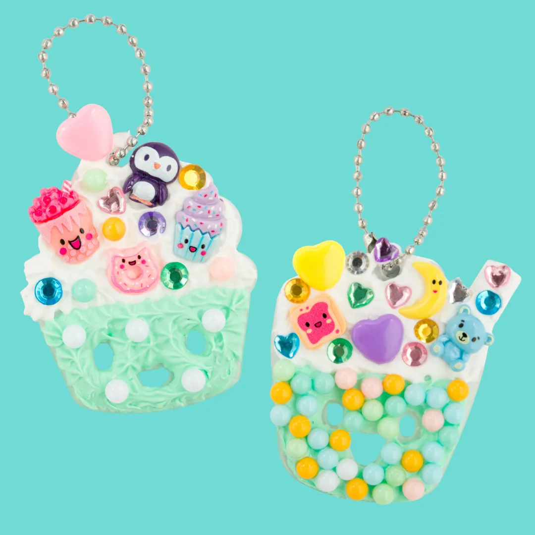 Decoden Magic Mini Cute Kawaii Bag Charms DIY-sæt 2 stk
